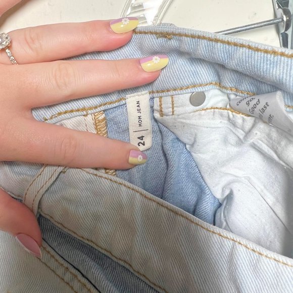 Pacsun Patchwork Mom Jeans - Picture 7 of 8